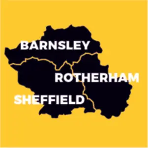 sheffield barnsley and rotherham area map