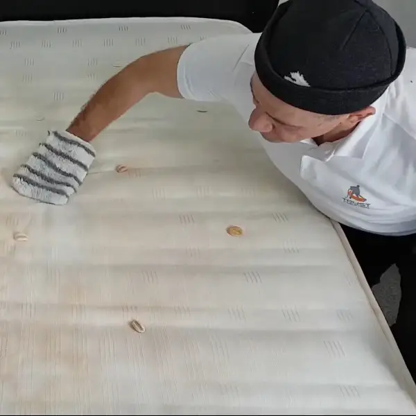 cleaning blood from mattress