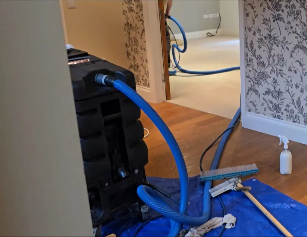 Carpet Cleaning Service at large home in York